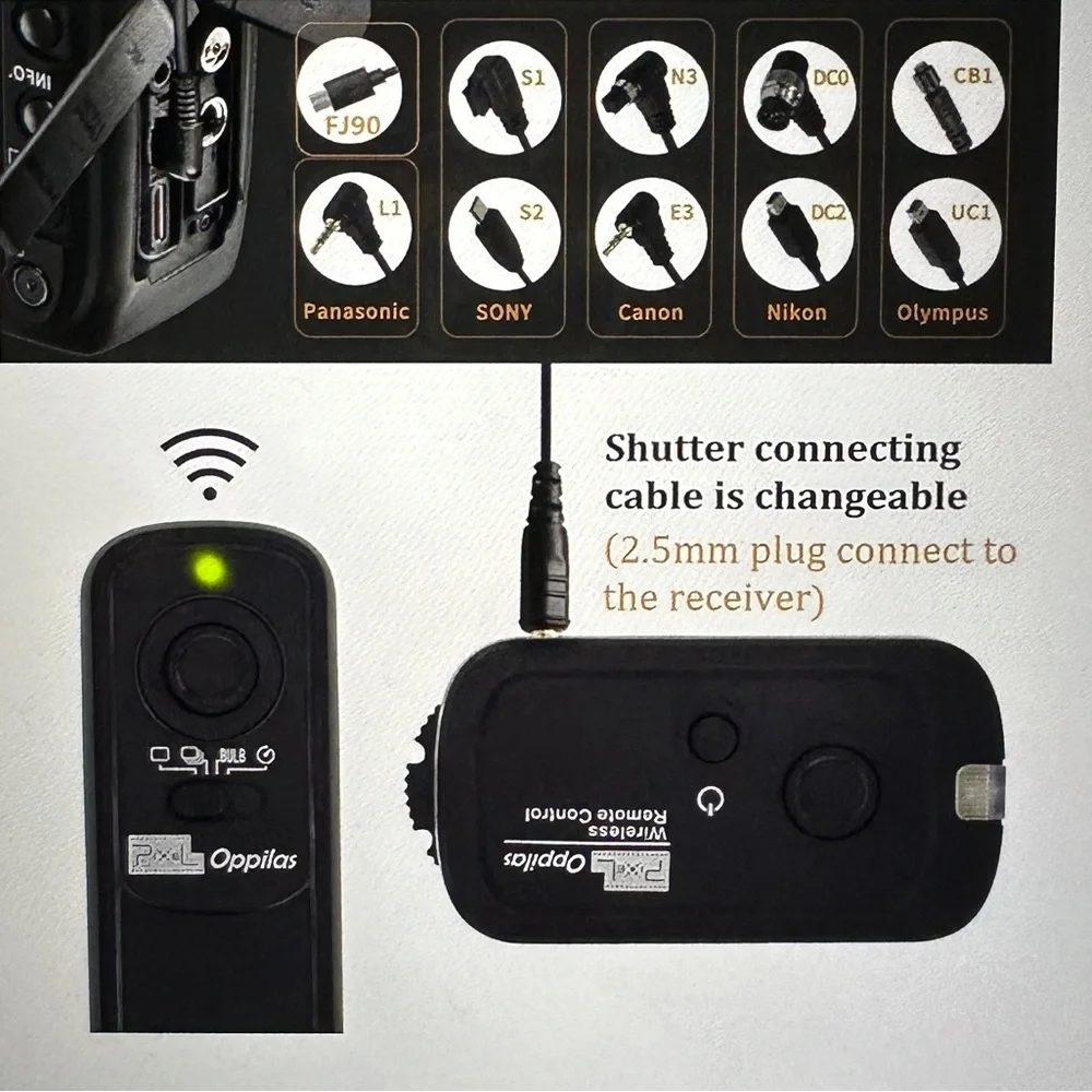DSLR Wireless Shutter Release Remote Control